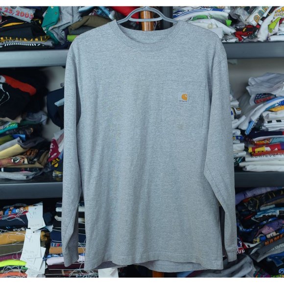 Carhartt Other - Carhartt Men's Medium K126 HGY Gray Long Sleeve Tee